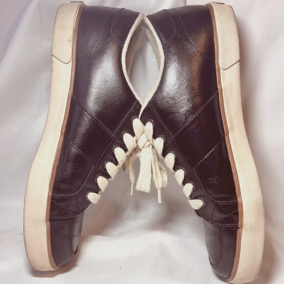 Polo Ralph Lauren Harold Men's Brown Leather Sneakers-Size 10 D-Casual-Lace up - Picture 8 of 16